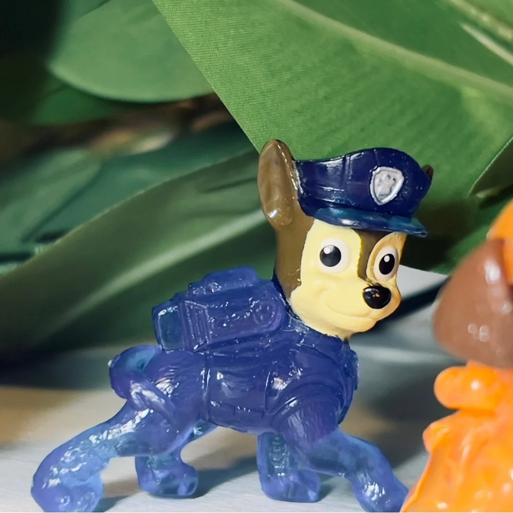 Paw Patrol Movie Neon Mini Figurines Stocking cake topper Lot Of 4